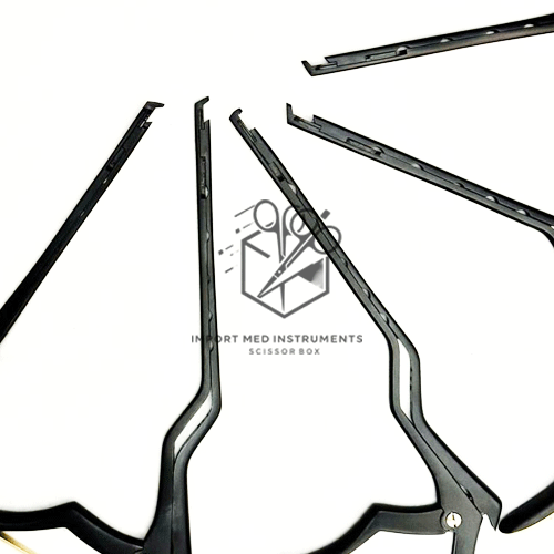 Set of 5 Pcs Bayonut Kerrison Rongeurs 1mm-5mm Set - Plasma Coated