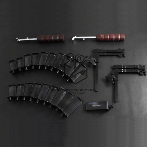 Casper Cervical Vertebral Column Retractor Frame 24 PCs Set 23 mm x 45mm to 65mm