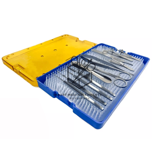 Chalazion Surgery Instrument Set With Matt & Sterilizing box