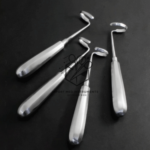 Doyen Rib Costal Elevator Raspatory Cardio Children & Adult  L & R 4 PCs Set