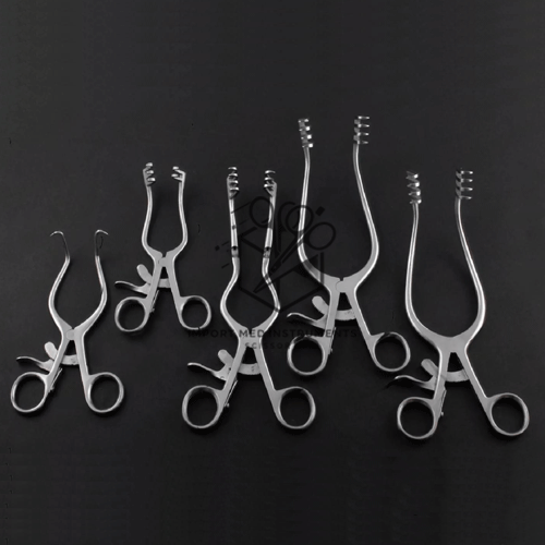 Laminectomy Gelpi Retractors 05 PCs Set Spine Orthopedic instruments