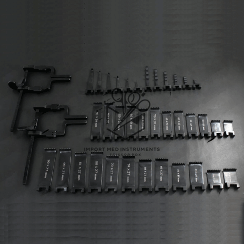 McCulloch Micro Discectomy Lumbar Retractor 38 PCs Set With Black Plasma