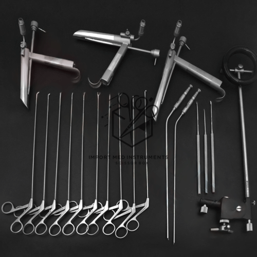 Micro Laryngeal Surgery Instruments Set---Direct Laryngoscopy