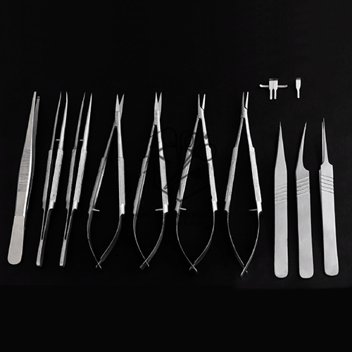 Micro Surgery Instruments Set, Micro Needle Holder, Scissors Micro instruments