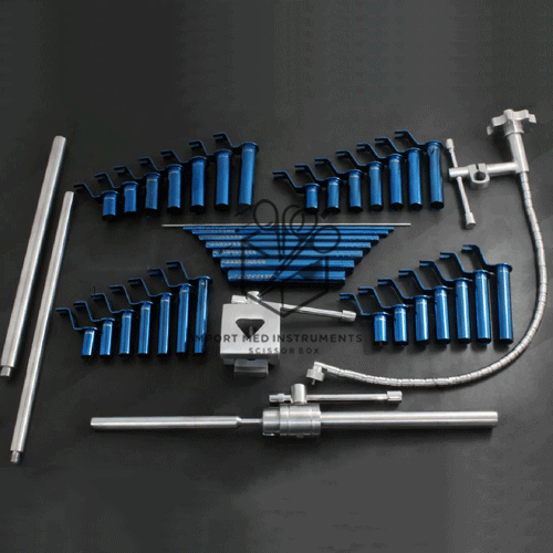 MIS Retractor System Tubular Retractors With Blue 39 PCs Set Surgery Instruments