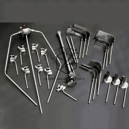 OMNI TRACT Surgical Retractor Set with Wishbone Frame of Surgical Retractors