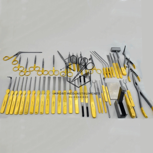 Rhinoplasty Instruments Set of 50 Pcs, Complete Set of Nasal Surgery Tools