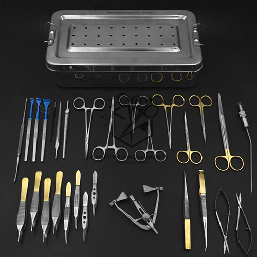 Blepharoplasty Instruments Set -- Plastic Surgery Instruments