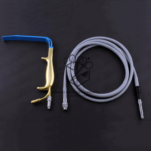 Tebbetts Breast Retractor With Fiber Optic Cable For Breast Augmentation