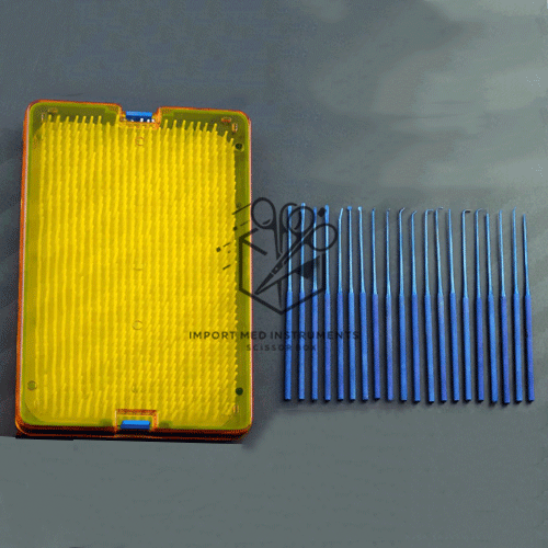 Titanium Rhoton Micro Dissector Kit (20-pcs) Neurosurgery Instruments