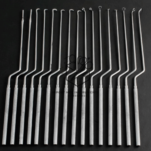 Transsphenoidal Pituitary Curettes Instruments 16 Box PCs Set Stainless Steel