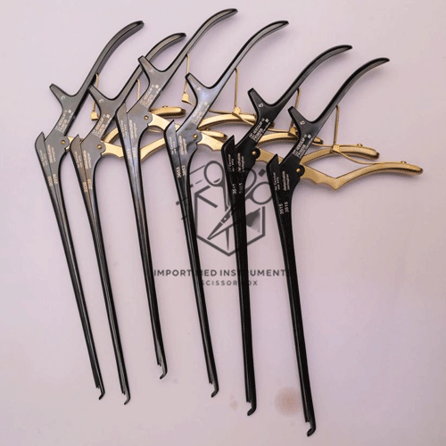 Aesculap REF FK903R Detachable bone punch set  Kerrison  lot of 6 PCs 1mm, 2mm, 3mm, 4mm, 5mm, 6mm