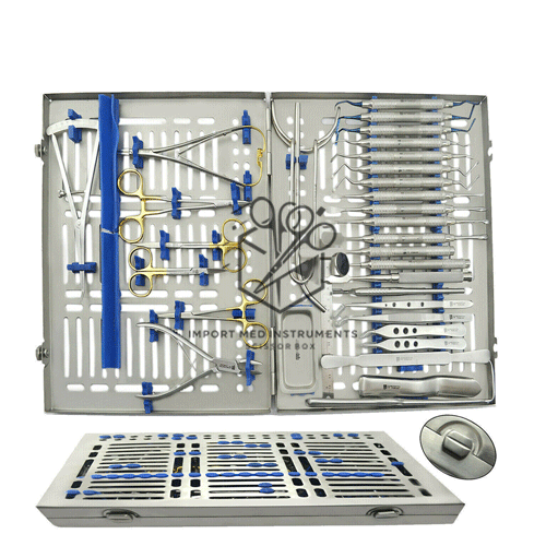 33 pcs Advanced Dental Implant Surgery kit Implantation Surgical Instrument Tray