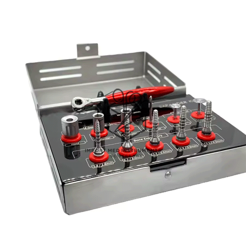 Bone Expander Kit Dental Implant Sinus Lift Orthodontic Instrument Ratchet Wrench Titanium Coated