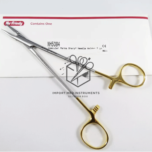 HU FRIEDY Micro Vascular Pattern Needle Holder 18 cm / 7" Perma Sharp NH5084