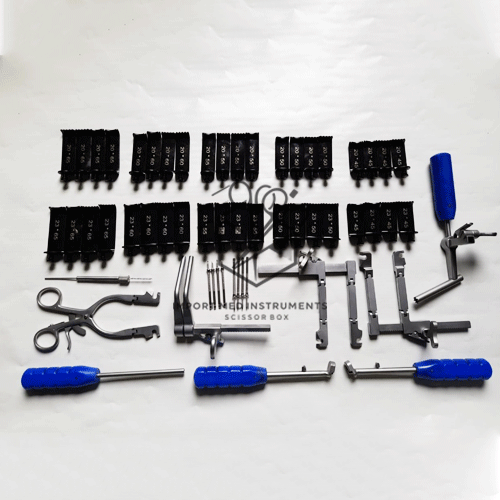 Casper Cervical Vertebral Column Black Spine Retractor Orthopedic Instruments Set