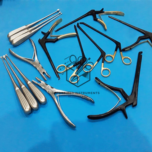 Bone Curettes Kerrison Rongeurs Spine Surgery Orthopedics Instruments A+ 15 PCS