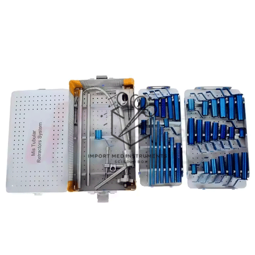 Mis Tubular Retractor/Metrx Retractor system with instruments Sterilize Box