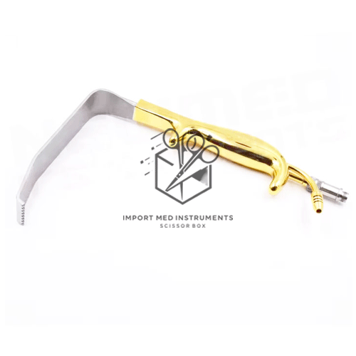 Tebbetts Fiber Optic Lighted Breast Retractor With Suction