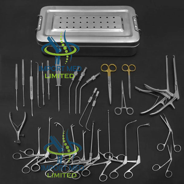 Fess Instruments Set, Complete Set of Endoscopic Sinus Surgery Instrum ...